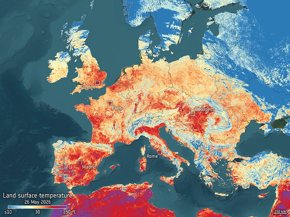 Europe Experiences Record-Breaking Heat While Typhoon Dolphin Approaches Japan